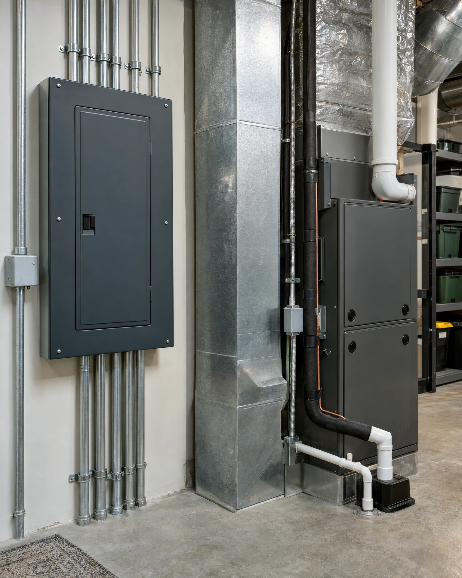 Residential electrical and mechanical systems